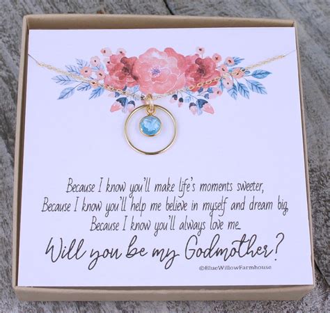 Godmother Proposal Will You Be My Godmother T Message Etsy