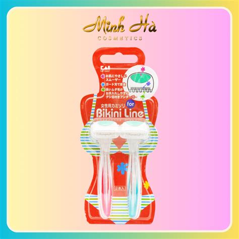 Set 2 dao cạo vùng Bikini KAI thương hiệu Nhật Bản thép không gỉ Shopee Việt Nam