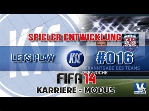 FIFA 14 Lets Play Karriere Modus 016 Spieler Entwicklung YouTube