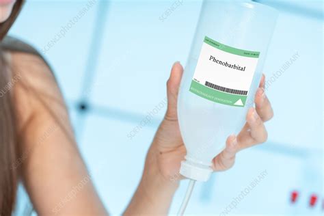 Phenobarbital Intravenous Solution Conceptual Image Stock Image