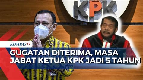 Mk Terima Gugatan Nurul Ghufron Masa Jabatan Ketua Kpk Diperpanjang