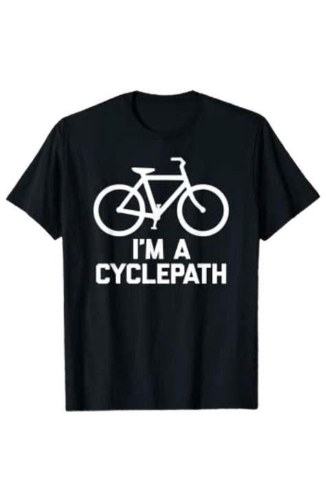 I M A Cyclepath Bicycle Tshirt Ideas Bicycle Tshirt Fathers Day T