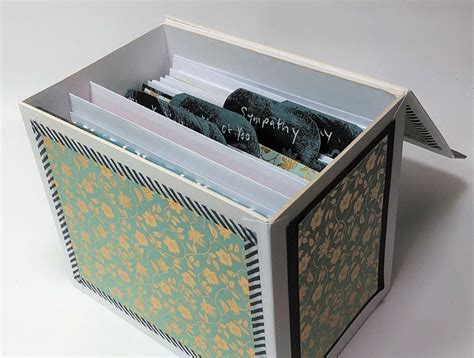 Build This Card Keeper To Organize Your Handmade Cards Card Box