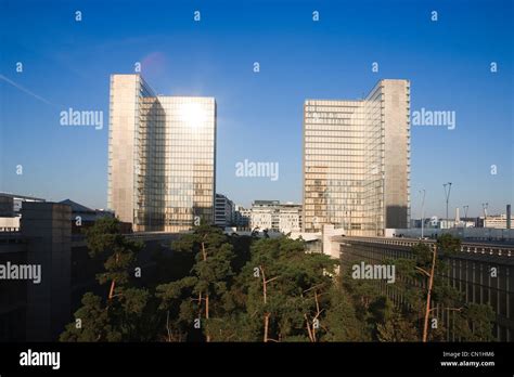 France Paris The Bibliotheque Nationale De France Francois Mitterrand