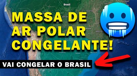 NOVA MASSA DE AR POLAR CONGELANTE VAI DERRUBAR TEMPERATURAS NA REGIÃO