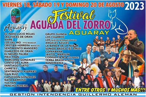 FESTIVAL AGUADA DEL ZORRO Municipalidad De Aguaray