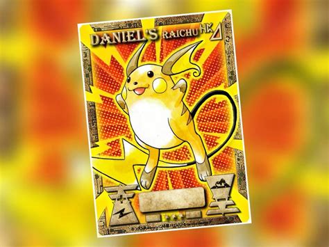 Ancient Raichu Personalized Card or Timestamp - Etsy