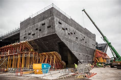 Kengo Kuma S V A Museum Takes Shape In Dundee