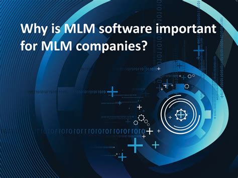 Ppt Why Is Mlm Software Important For Mlm Companies Powerpoint