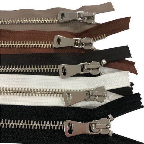 Sewing Brass Metal Zippers 21 To 25 Inch Heavy Duty Separating Zipper