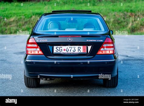 Mercedes Benz W203 C Class Kompressor Sedan Photo Session In An