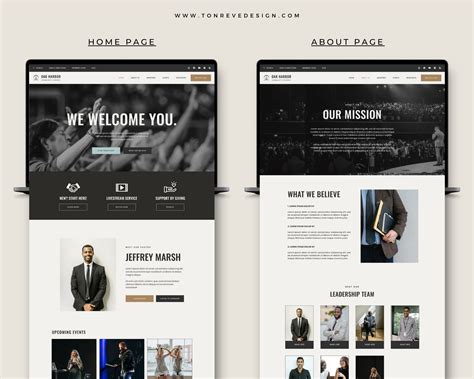 Wix Website Template For Churches Premade Website Template For Pastors