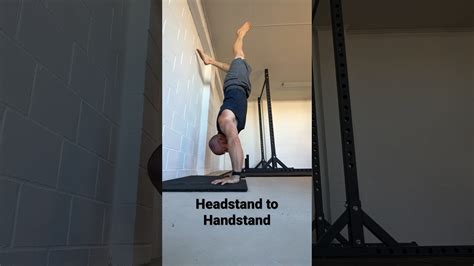 Wall Assist Headstand Press To Handstand Youtube