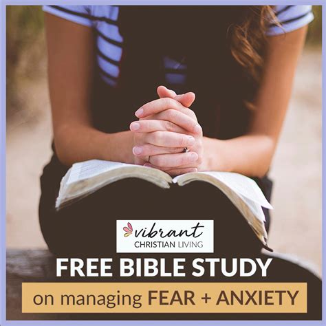 Free Anxiety Bible Study on Managing Worry + Fear