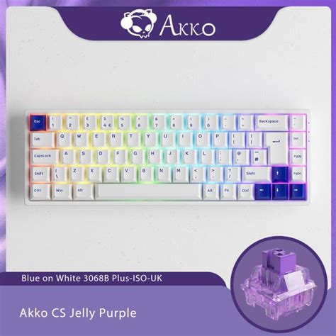 Akko B Iso De Uk Nordic Layout Rgb Hot Swap Bt