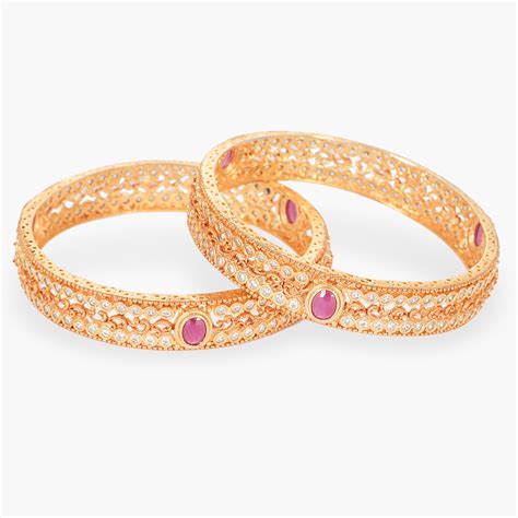 Exotic Pink Bangle From Tarinika South India Jewels