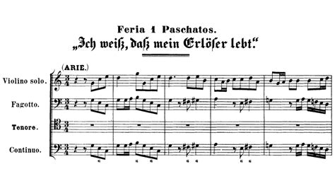 J S Bach Telemann Ich weiss dass mein Erlöser lebt BWV 160 YouTube