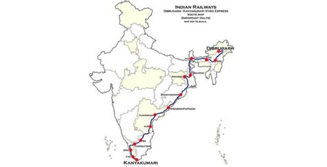 Train Route Map Of Vivek Express Train Maps Images And Photos Finder