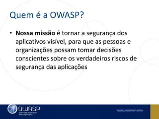 Conhecendo A Owasp Ppt