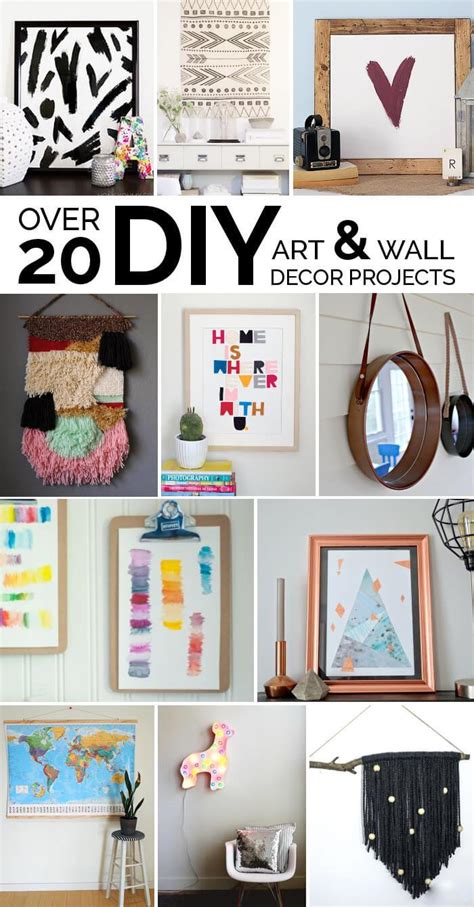 Easy Diy Wall Art Projects Diy And Crafts