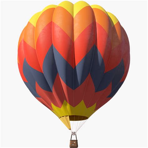 Hot Air Balloon Free 3D Model 3ds Obj Blend Fbx Mtl Free3D