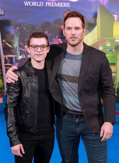 Chris Pratt and Tom Holland's Friendship Over the Years | POPSUGAR Celebrity