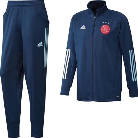 Bol Adidas Ajax Trainingspak Uit 2020 2021 Mannen Donkerblauw