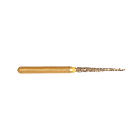 UnoDent Gold Diamond Burs Tapered Point FG Extra Fine 167 01 Burs