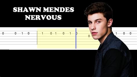 Shawn Mendes Nervous Easy Guitar Tabs Tutorial Youtube