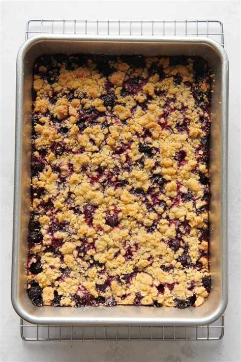 Easy Blueberry Crumble Bars All Things Mamma