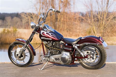 1975 Harley Davidson® Fxe Super Glide® Custom Burgundysilver