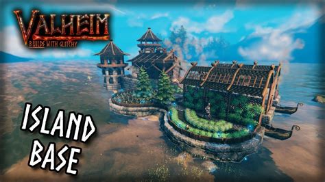 I Built An Island Base In Valheim Valheim Build YouTube