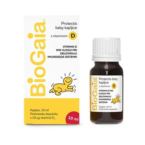 Biogaia Protectis Baby D Kapljice Za Otroke In Dojen Ke Ml