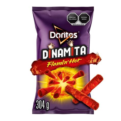 Botana Doritos Dinamita Flamin Hot 304 G Walmart