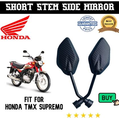 Brandnew Tp Side Mirror Genuine For Honda Tmx Supremo Short Stem