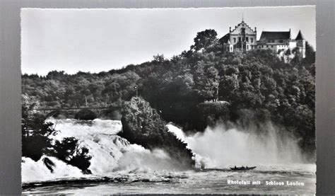 Ansichtskarte S W Rheinfall Mit Schloss Laufen Von Kaufen Auf