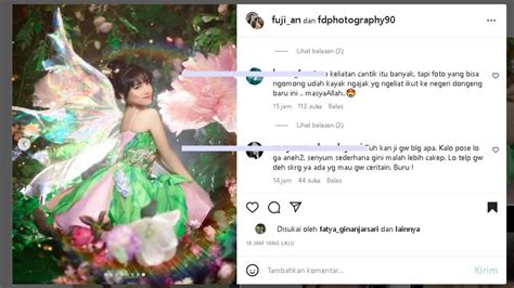 6 Potret Fuji Tampil Feminin Jadi Tinker Bell Tuai Pujian Netizen