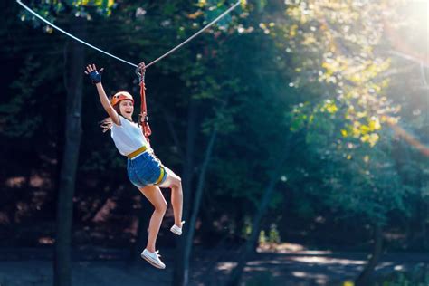 Soar Through The Sky In Wisconsin Dells At Dells Zipline Adventures