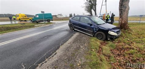 Zderzenie Busa I Osob Wki W Ligocie Turawskiej Jeden Z Kierowc W By