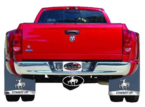 Custom Dually Mud Flap Weights - Bios Pics