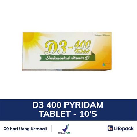 Jual D Pyridam Tablet Tab Suplemen Multivitamin Lifepack