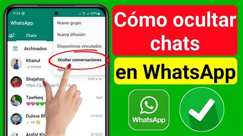 Cómo ocultar chats de WhatsApp 2023 Función oculta de chat de