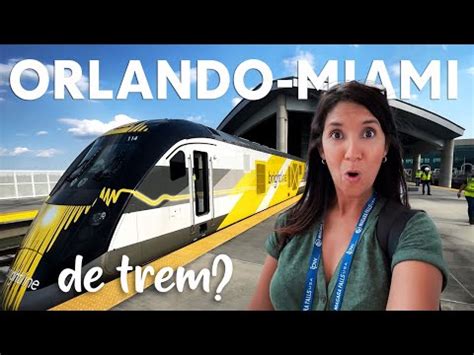 TUDO Sobre O Novo Trem De Miami A Orlando YouTube