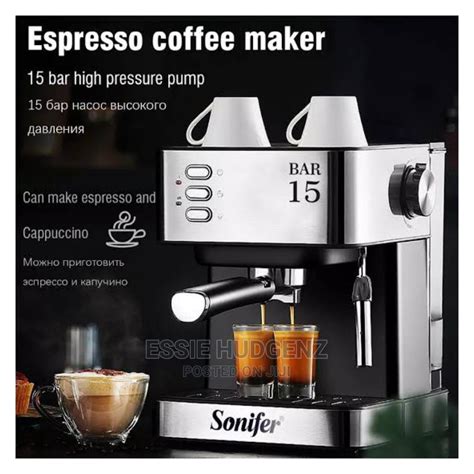 Sonifer Espresso Coffee Machine In Central Division Kitchen