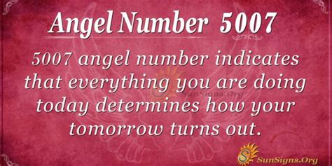 Meaning Of Angel Number 5007 – What Does It Mean Spiritually And ...