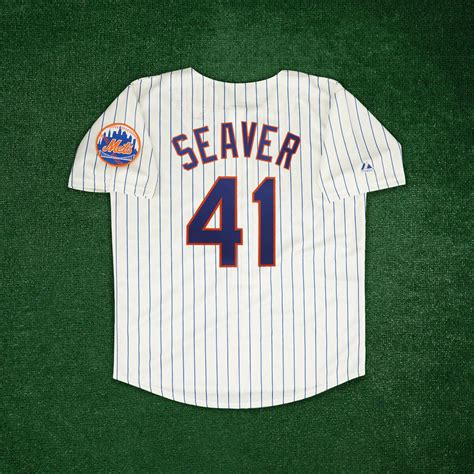 Tom Seaver Autographed And Framed New York Mets Jersey Off