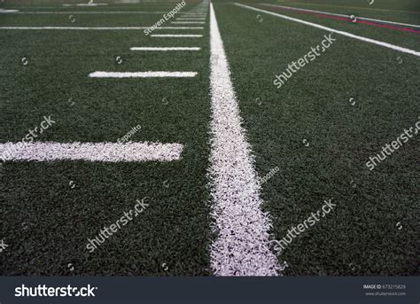 Sideline Hash Marks Football Field Stock Photo 673215829 | Shutterstock