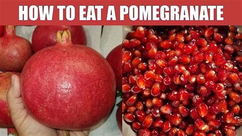 How To Eat A Pomegranate Youtube