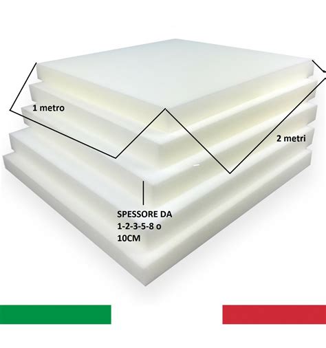 Lastra Di Gommapiuma In Poliuretano Espanso Per Divani E Sedute 2 X 1
