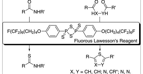 Thionation Using Fluorous Lawessons Reagent Organic Letters